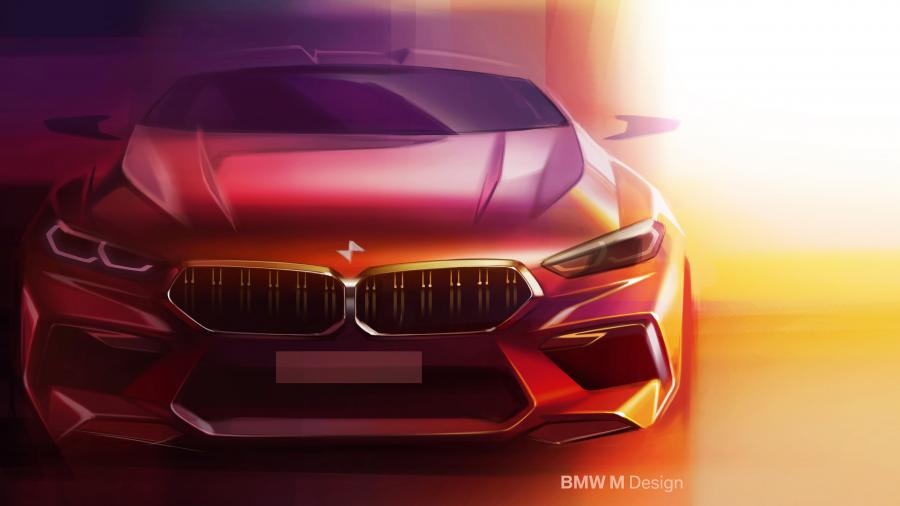 Эскиз BMW M8 Competition Gran Coupe (F93) 2019 года  (WW) (фото 129 из 139)